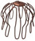 Rinnensieb Kupfer für Dachrinnen in den Größen 76-80, 87-100 und 120 mm (87-100 mm)