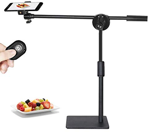 METTLE Smartphone Fotografie Halter Handy Reprostativ SMARTBOOM L + Funkauslöser Repro Stativ Selfie Produktfotografie Reproständer