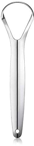 Wonder Care Tongue Scraper Stainless Steel,Tongue Cleaners Fresh Breath Restored Taste Big Size