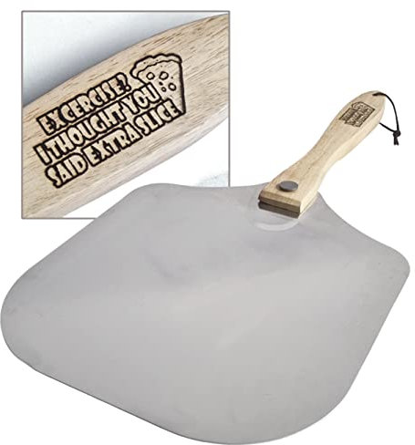 Buccia per pizza personalizzabile, 30 cm, ideale come regalo per pizza, pagaia per pizza con manico pieghevole, facile da riporre (design 1)