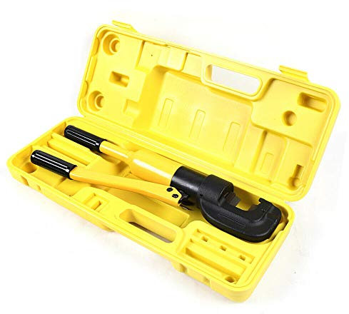 Coupe-boulons hydrauliques 12 tonnes, acier renforcé de 4 à 22 mm, largeur de coupe de 0,4 cm, portable, prise en main ergonomique, robuste, idéal pour couper des barres en acier, des cadenas, des