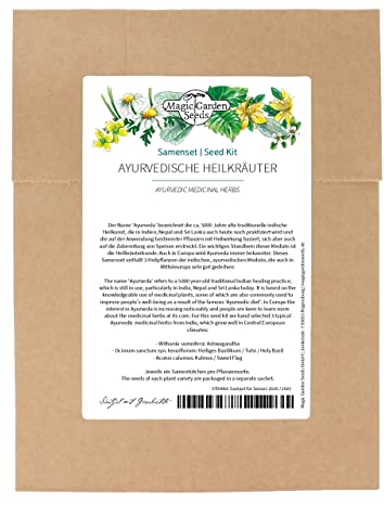 Ayurvedische Heilkräuter - Samen-Geschenkset mit 3 indischen Heilpflanzen