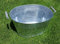 Zinkwanne groß oval Zinkschale 46 cm Gartendeko auch als Miniteich Pflanztopf Zinkbottich Blumentopf Pflanzschale 30 Liter(B)