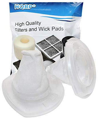 HQRP 2-pacco Filtro compatibile con Black & Decker DUSTBUSTER N566064 / 90558113 per ADV1200 ADV1210 ADV1220 DV1010EL DV1210N DV1415EL DV1810EL DV4800N DV6010N DV7210 DV9610N Aspirapolvere a mano