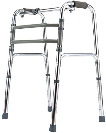 Telaio da Passeggio Pieghevole in Alluminio Leggero per Anziani, Disabili, Portatori di Handicap o Feriti, Braccioli Imbottiti con Supporto per Passeggino Verticale 8 Telaio da Passeggio Leggero Reg