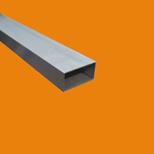 LE ROI DU FER - Tube aluminium rectangulaire 6060-4 metres, Dimension - 50 x 30 mm, Epaisseur 2 mm