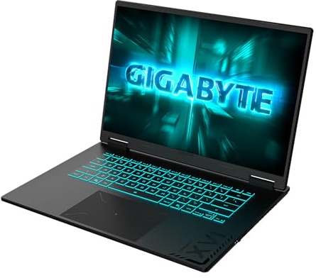 GIGABYTE G6 Series Gaming Laptop, Intel i7-13620H, 16GB DRR5 RAM, 2TB PCIe SSD, 16 WUXGA (1920x1200) 165Hz Display, Nvidia G-Force RTX 4060, tastiera numerica retroilluminata RGB, W11 Home, nero