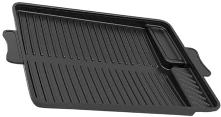 TOPPERFUN Plaque à Griller Pierre Médicale pour Barbecue Poêle à Griller Antiadhésive pour Camping Cuisine Intérieure Ustensile de Cuisson Polyvalent Surface de Grillade