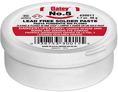 Oatey 30011 No.5 Paste Flux, 1.7 oz.