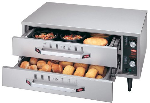 Hatco HDW-1R2 Warming Split Drawer Unit, Free Standing, Two Drawers, Includes (1) Standard 2-1/2