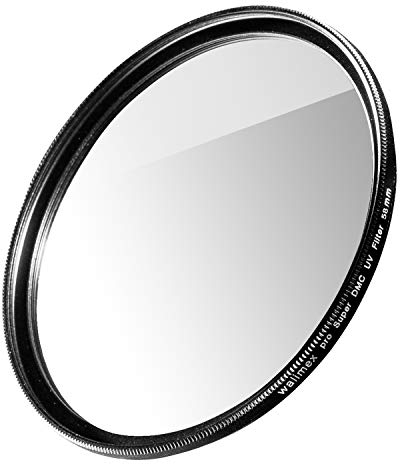 Walimex pro UV-Filter Slim Super DMC 62mm - besonders hochwertiger UV Filter Objektivfilter, Slim nur 2.5 mm,16x Super DMC Vergütung, für Objektivschutz und brilliante Farben, mit Box