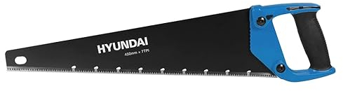 Hyundai Handsäge 59743, (Handsäge, Fuchsschwanz, 18, Blatt mit Teflonbeschichtung, 450 mm x 7TPI)