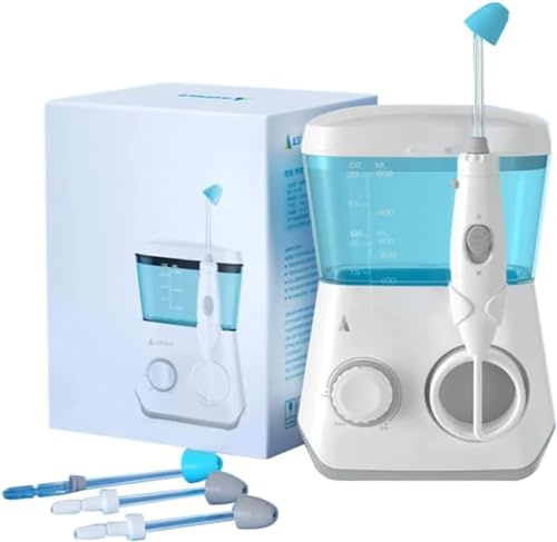 Generic Lavaggio nasale elettrico Nasal Wash elettrico Neti Pot Sinusal naso chiuso e sollievo dalle allergie, sistema di irrigazione nasale pulsante per una respirazione chiara