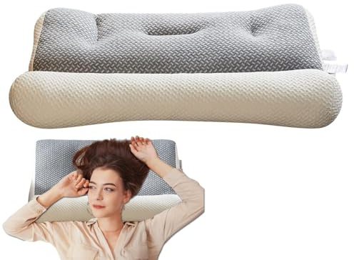 Oreiller Cervical - Oreillers Ergonomiques, Oreillers Orthopédiques Contour | Oreiller de lit ergonomique réglable, oreiller de lit orthopédique Contour, oreiller de soutien orthopédique du cou pour d