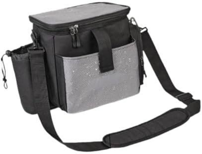 rockible Disc Golf Tasche, Disc Aufbewahrungs Organizer Tasche mit Flaschenhalter, Herausnehmbare Trennwände, Großes Fassungsvermögen