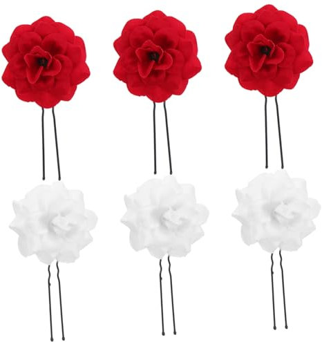 Hemobllo 6pezzi Forcine Per Di Per Sposa Per Chignon Forcine Per Di u Accessori Per Decorazioni Floreali