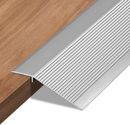 Barre de transition autocollante en aluminium pour sol, 10 à 35 mm, profil de compensation de hauteur, pour stratifié, carrelage, noir/anthracite, 90 cm