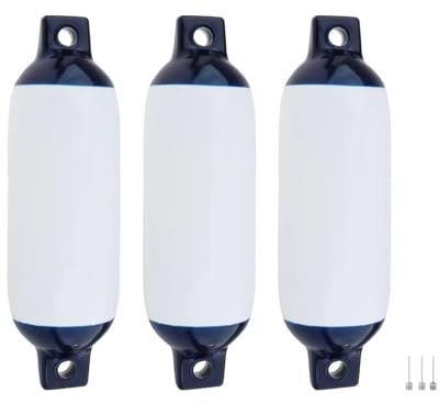 MJINA Paraurti for Barche Parabordi in PVC for Barche a Vela Ammortizzazione for ormeggio Barche da Pesca(3 Set Boat Fender)