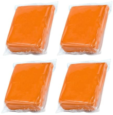 QINGZY 4 Pezzi Clay Bar Auto – 100g Barra di Argilla per Pulizia Auto Professionale – Rimuove Catrame, Ruggine, Insetti – per Vernice, Fari, Cerchioni, Parabrezza, Moto e Camion