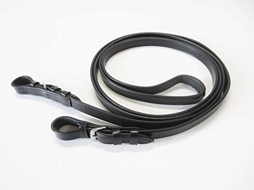 PS Pferdeartikel Lederzügel, geschlossen vernäht, Klassische Ausführung Farbe schwarz