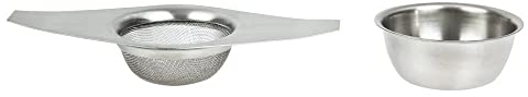 Stalwart K410 Tea Strainer And Stand, Stainless Steel, Supplied Singly