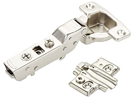 SOTECH Charnière à boîtier MASTER T52 Butée centrale 110° avec amortisseur et plaque transversale à Réglage excentrique