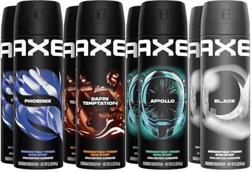 AXE Aluminum-Free Deodorant Body Spray Variety 8-Pack, 2.9 Oz Ea