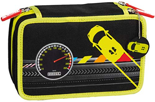 Brunnen 104912104 Schüler-Etui 3 Reißverschl. Speed
