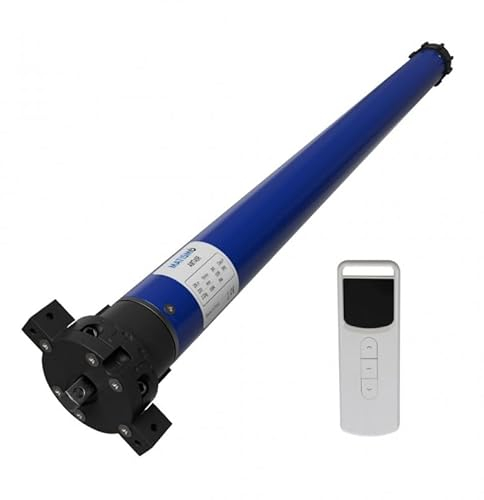 MATISMO AMT45R Motore tapparelle elettriche radio Ø60 – 50 Nm – Motore tubolare radio con finecorsa meccanici e telecomando per asse Ø60 mm – fino a 100 kg di trazione.