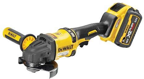 DeWalt DCG418T2 54v 125mm XR FlexVolt Smerigliatrice ad alta potenza - 2X 6.0ah Tstak Case