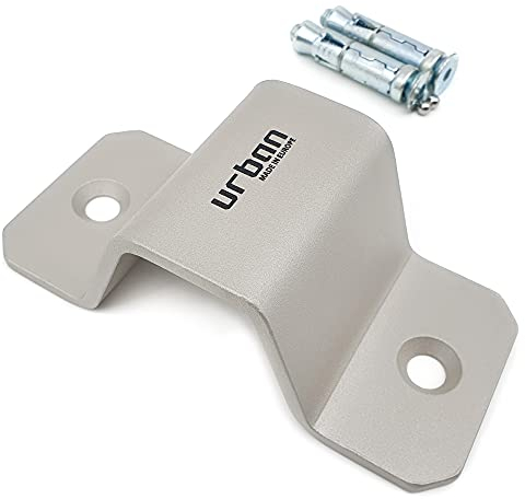 URBAN UR50 Anclaje Suelo Antirrobo para Cadena Seguridad hasta ø50, Acero Endurecido, 2 Pernos Expansivos, Antirrobo Fijación Suelo Pared Cadena Parking Garaje Moto Remolque Scooter Bicicleta