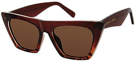 Prive' Revaux Unisex Victoria/s Sunglasses, YWP/SP BRWN BRWNHVN, 56