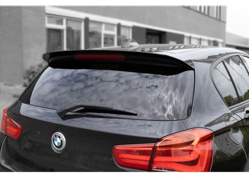 Spoiler da tetto compatibile con BMW Serie 1 F20/F21 3/5 porte 2011-2019 (ABS Nero lucido)
