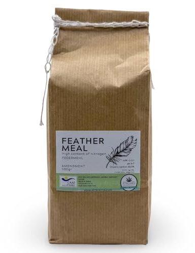 ALMICANNA: Feather Meal Engrais organique à haute teneur en azote 500 g