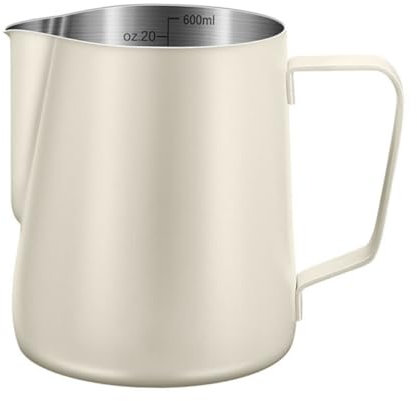 Mikinona Pichet À Mousse En Métal Et Acier Inoxydable Pour Latte Et Cappuccino