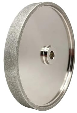 WMYDNXXT Mole Abrasive da 150 mm, Albero da 1/2'', Larghezza 1'' for smerigliatrici da banco, Mola for affilatura di Utensili for tornitura del Legno da 6 Pollici(240mesh)