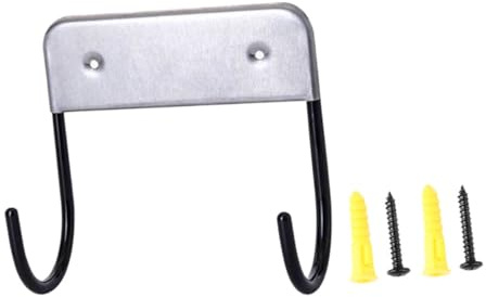 SMASOLO Soporte de Pared de Acero Inoxidable para Tabla de Planchar y Plancha con Ganchos Dobles Resistentes para Almacenamiento Doméstico y Hotelero Color Aleatorio Color Aleatorio