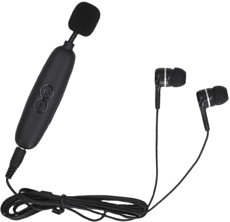 SENECESLI Prothèses Auditives pour Personnes âgées, Amplificateur de Son, écouteurs, Réduction du Bruit avec Clip de Collier, Dispositif D'amélioration du Son Rechargeable Réglable pour