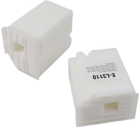 Moliuoly 2 stycken underhållslåda, ersättning för Epson ET-2810 ET-2812 ET-2814 ET-2803 ET-2715 ET-2720 ET-2721 ET-2726 skrivare, avfallsbläck svampbehållare set, tillbehör