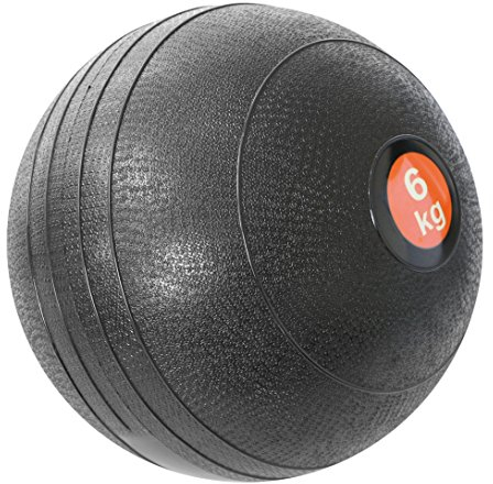 sveltus 786 Slam Medizinball 6kg schwarz Cross- & Krafttraining Sand gefüllt