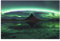 Bilderwelten Glasbild Wandbild Glas Kunstdruck Polarlicht in Island 40 cm x 60 cm