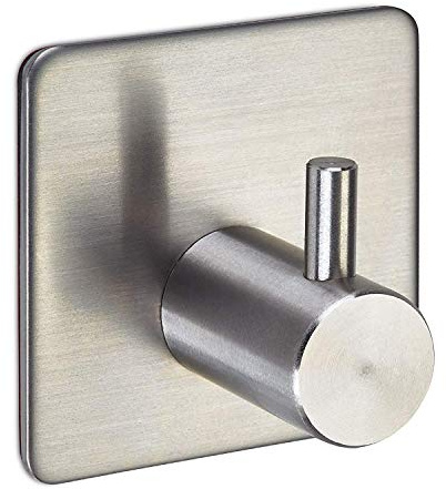 SO-TECH® Gancho PANDORA Autoadhesivo 3M Acero Fino Inoxidable para la Cocina y el Baño/Gancho de Pared/Gancho para Ropa/Gancho Adhesivo