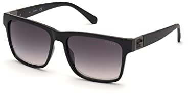 GUESS Unisex GU00004 Sonnenbrille, Shiny Black, 58
