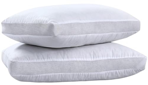 Bedding Home Luxury Airmax Pillows 2 Pack, Airmesh Sided Orthopedic Pillow, Back Support Medium Firm Luxury Side Sleeper Pillow, Neck Support Firm Pillows