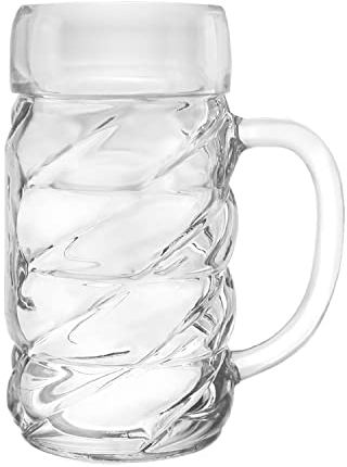 Stölzle Lausitz Diamond - Juego de 6 Jarras de Cerveza (0,3 L, Apto para Lavavajillas)