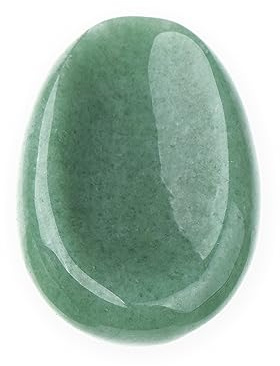 NKlaus Daumenstein Aventurine Gemstone 5x3,5cm Healing Stone Hand Flatterer Energy Balance 14869