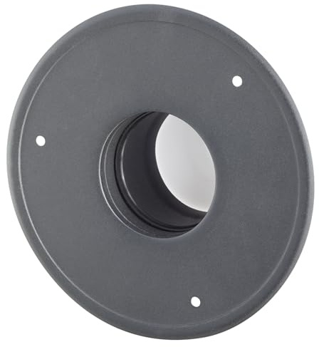 SYSTERM Système de dérivation de gaz d'échappement Ø 80 mm pour cheminées ou poêles à granulés, tous les éléments de l'installation de cheminée en un seul endroit (rosette avec joint A)