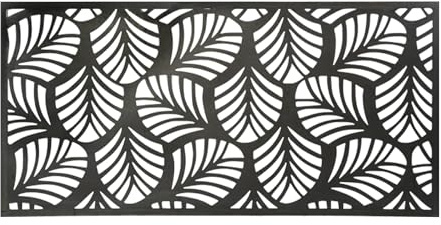 Chapa Perforada Decorativa de Hierro | Panel Metálico Hierro en Crudo | 2000x1000 mm | Ideal para Decoración de exteriores | Vallas, Celosías, Paredes, Balcones, Jardines | Mod. 38