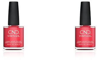 CND Vinylux Long Wear Nail Polish (No Lamp Required), 15 ml, Red, Lobster Roll (Pack of 2)