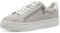 Tamaris Damen Klassische Ballerinas, Frauen Flats,Comfort Lining,TOUCHit-Fußbett,Slip-ons,klassisch elegant,Ballerinen,Light Grey,39 EU